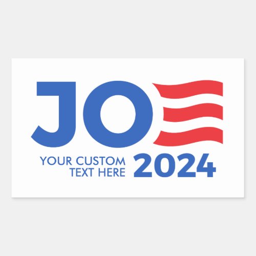 Create Your Own Joe Biden 2024 Rectangular Sticker