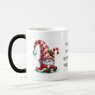Create Your Own Jolly Peppermint Christmas Gnome Color Morph Mug