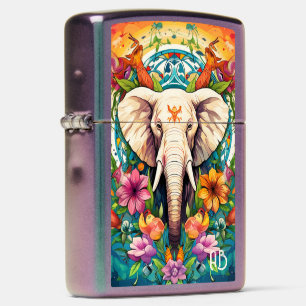 Create Your Own Jungle Elephant Matriarch Totem Zippo Lighter