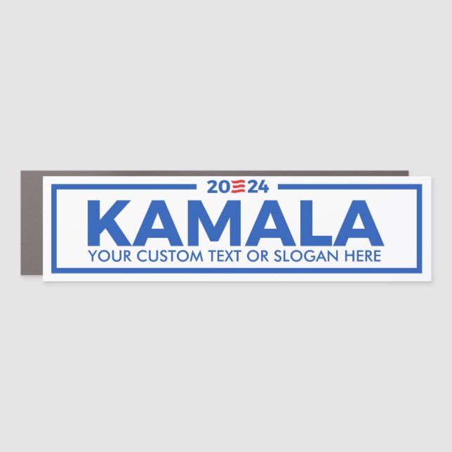 Create Your Own Kamala 2024 Car Magnet (Front)
