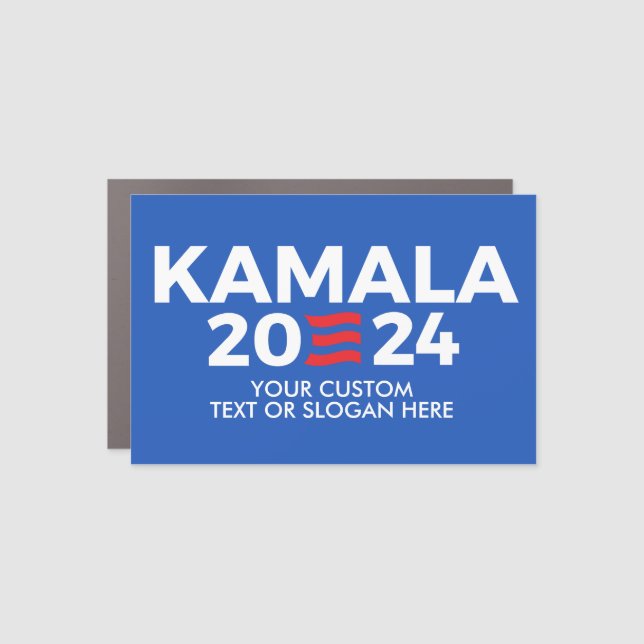 Create Your Own Kamala Harris 2024 Car Magnet (Front)