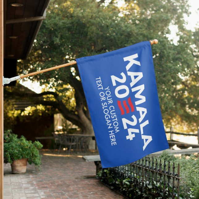 Create Your Own Kamala Harris 2024 House Flag (In SItu)