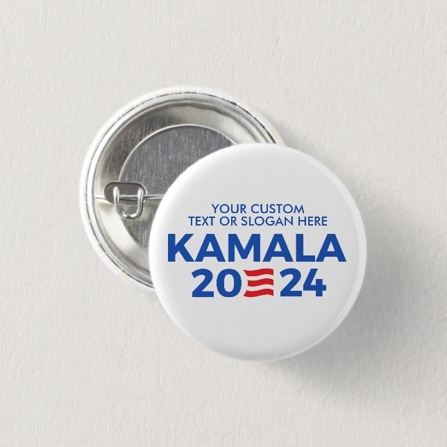 Create Your Own Kamala Harris 2024 Rectangular Sti Button (Front & Back)
