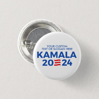 Create Your Own Kamala Harris 2024 Rectangular Sti Button