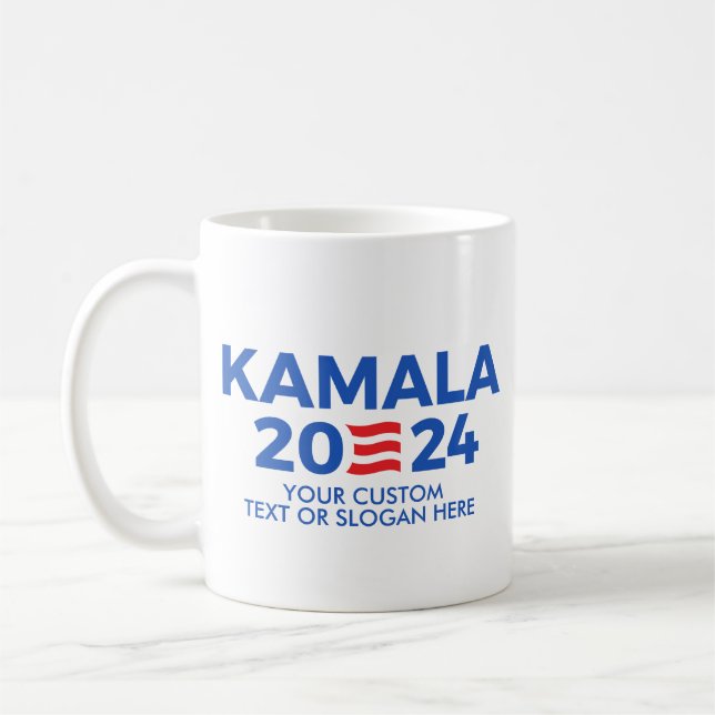 Create Your Own Kamala Harris 2024 Rectangular Sti Coffee Mug (Left)