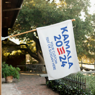 Create Your Own Kamala Harris 2024 Rectangular Sti House Flag