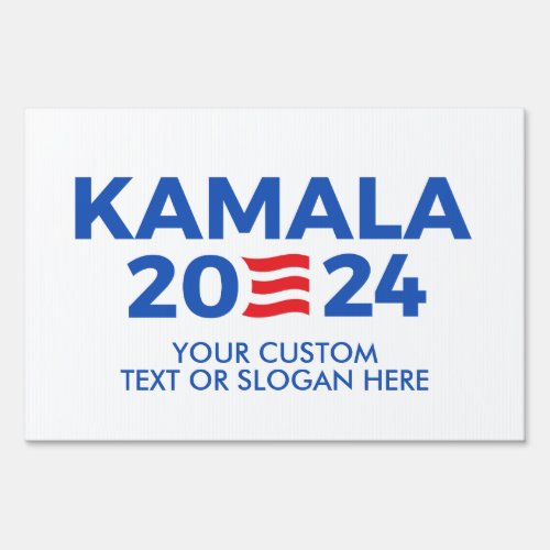 Create Your Own Kamala Harris 2024 Rectangular Sti Sign