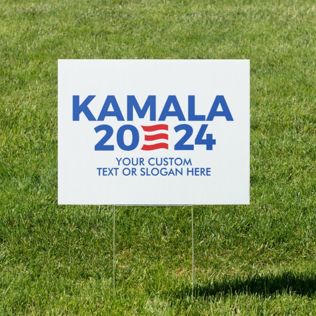 Create Your Own Kamala Harris 2024 Rectangular Sti Sign (Insitu)