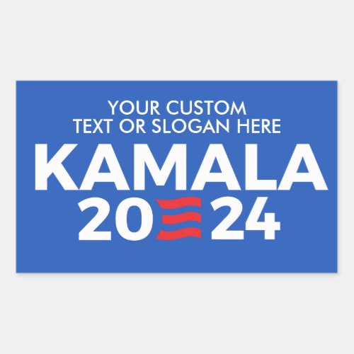 Create Your Own Kamala Harris 2024 Rectangular Sticker