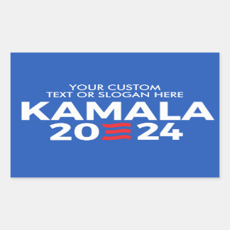Create Your Own Kamala Harris 2024 Rectangular Sticker