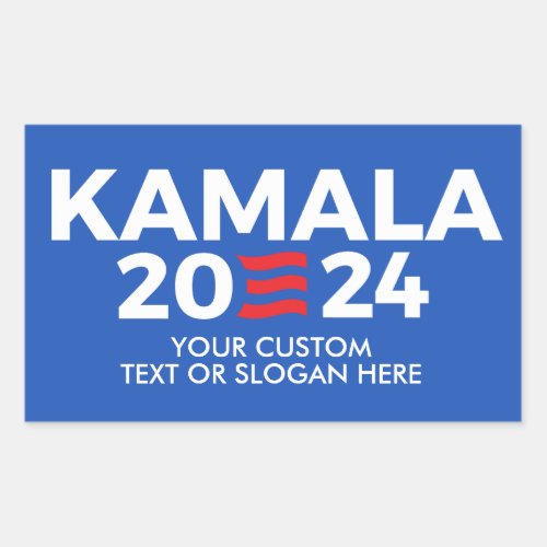 Create Your Own Kamala Harris 2024 Rectangular Sticker