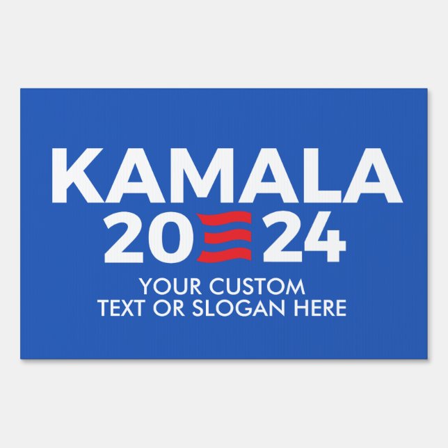 Create Your Own Kamala Harris 2024 Sign (Front)