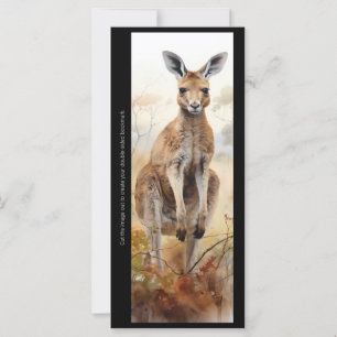 Create Your Own Kangaroo Bookmark Card