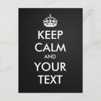 Create your own "Keep Calm and Carry On" (metal 1)