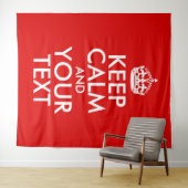 Create Your Own Keep Calm and Your Text Tapestry (In Situ (Horizontal))