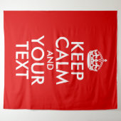 Create Your Own Keep Calm and Your Text Tapestry (Front (Horizontal))