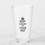 Create Your Own Keep Calm Text Glass Create Your Own Keep Calm Text Glass