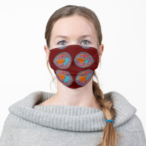 Create your own Keep Safe Love All to Save All Adult Cloth Face Mask