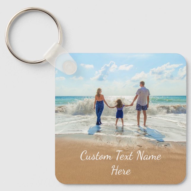 Create Your Own Keychain Gift Personalized Text (Front)