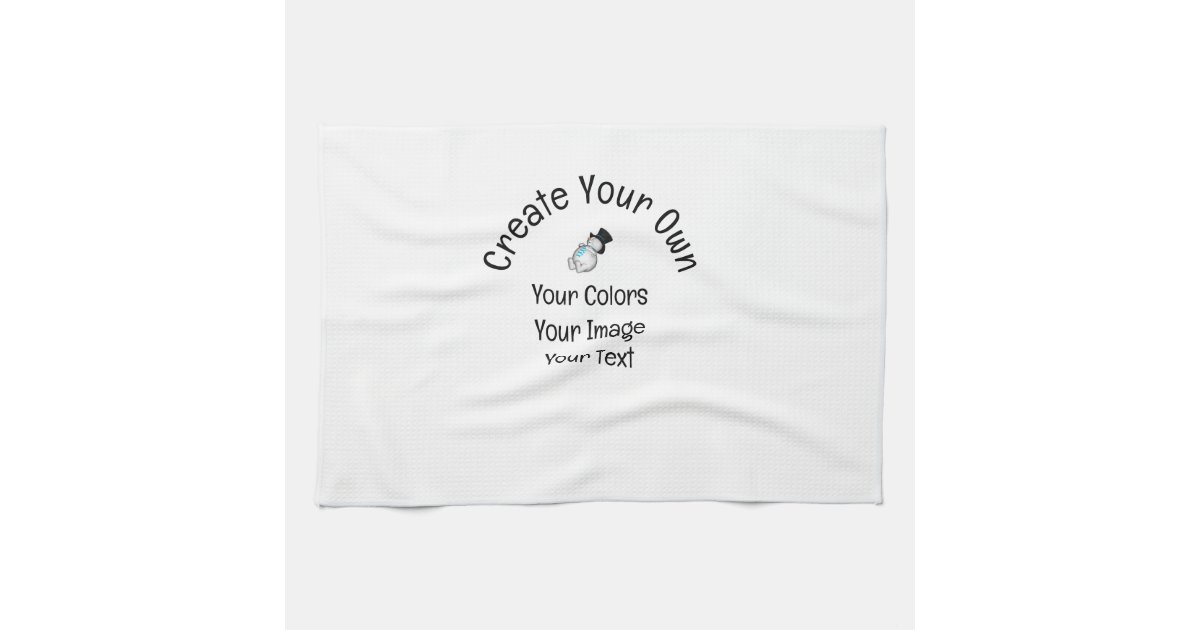 Create Your Own Kitchen Towel Zazzle