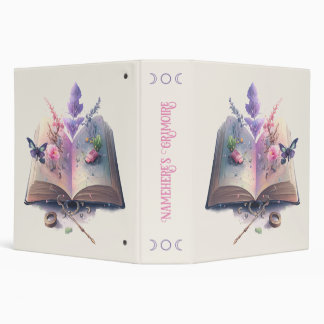 Create Your Own Kitchen Witch Spell Book 3 Ring Binder