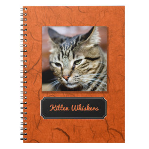Create Your Own Kitten Whiskers Photo Notebook