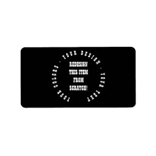 Create Your Own Label
