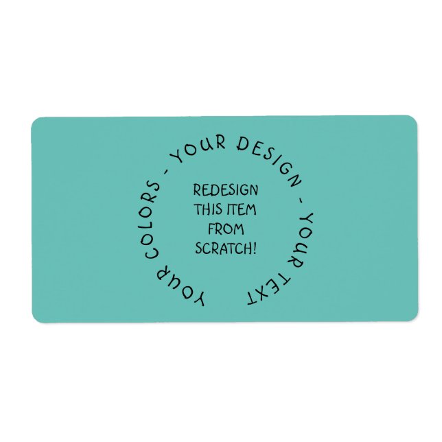 Create Your Own Label (Front)