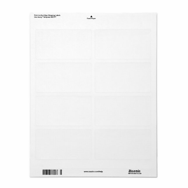   Create Your Own Label (Full Sheet)