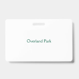 Create Your Own Landscape PVC Plastic Badge