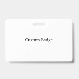Create Your Own Landscape PVC Plastic Badge