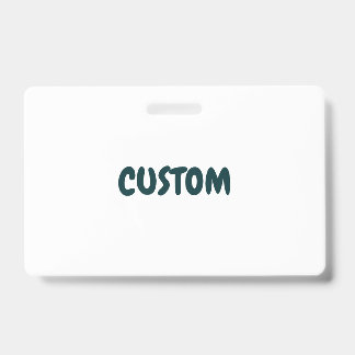 Create Your Own Landscape PVC Plastic Badge