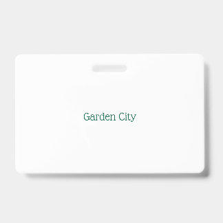 Create Your Own Landscape PVC Plastic Badge