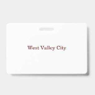Create Your Own Landscape PVC Plastic Badge