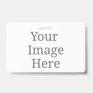 create your own landscape pvc plastic badge