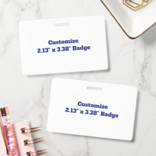 Create Your Own Landscape PVC Plastic badge