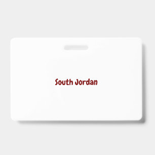 Create Your Own Landscape PVC Plastic Badge