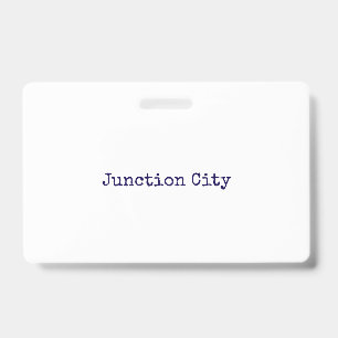 Create Your Own Landscape PVC Plastic Badge