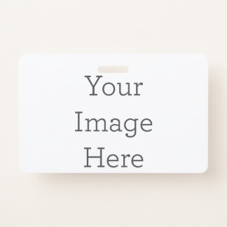 Create Your Own Landscape PVC Plastic Badge