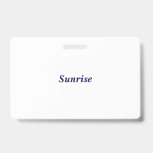 Create Your Own Landscape PVC Plastic Badge