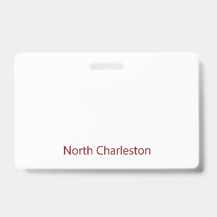 Create Your Own Landscape PVC Plastic Badge