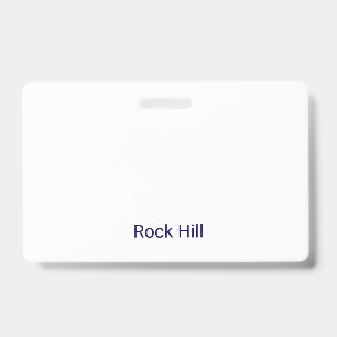 Create Your Own Landscape PVC Plastic Badge