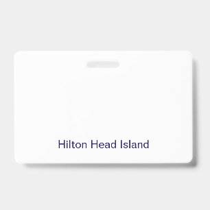 Create Your Own Landscape PVC Plastic Badge