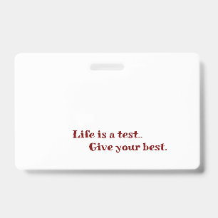 Create Your Own Landscape PVC Plastic Badge