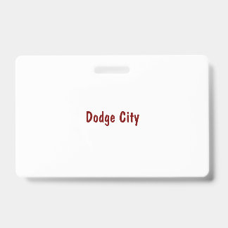 Create Your Own Landscape PVC Plastic Badge