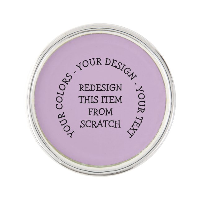 Create Your Own Lapel Pin (Front)