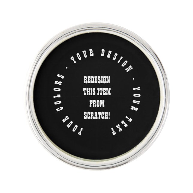 Create Your Own Lapel Pin (Front)