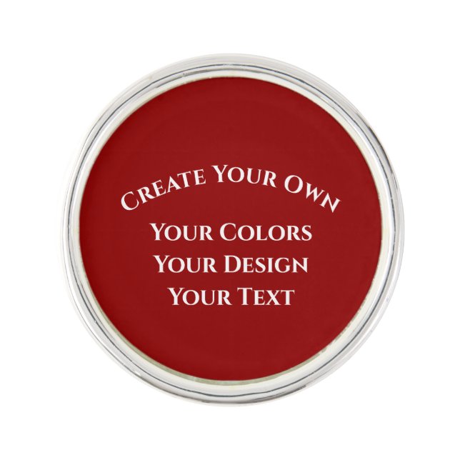 Create Your Own Lapel Pin (Front)