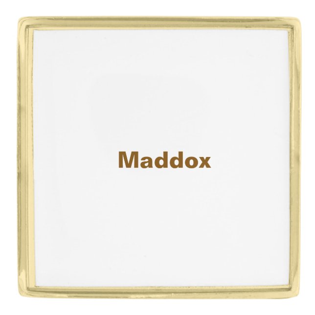 Create Your Own Lapel Pin (Front)