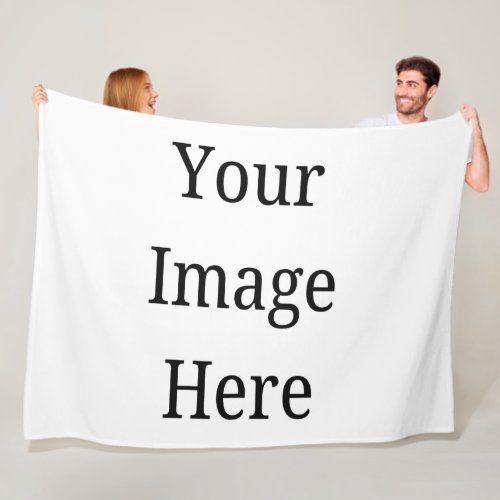 Create Your Own Large 60" x 80" Fleece Blanket